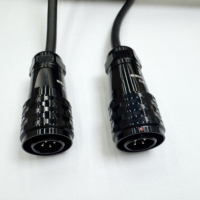 Câble de haute intensité Weipu SA12 pour l'automatisation industrielle et câble USB 2.0 enroulé, service OEM personnalisé