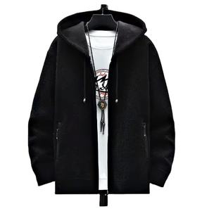 Autunno e inverno giacca imbottita di velluto giovane e di mezza età abbigliamento alla moda stile coreano giacca maglione con cappuccio - Product Image 3