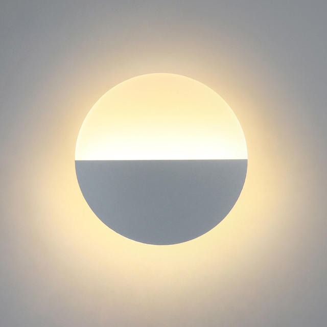 Newest 8W LED Wall Lamp Light App Control Smart Indoor Lighting Acrylic Wall Mounted Light Led Smart Wall Lamps Sconce