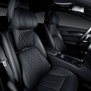 Nhà Máy Tùy Chỉnh Chất Lượng Cao PU Da Xe Tựa Đầu Gối Cổ Gối Eo Gối Bộ Nhớ Bọt - Product Image 2