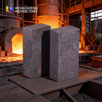 Briques Réfractaires en Magnésite Chromée à Haute Densité, Prix Usine, Briques Chromée-Magnésia Combinées Directement pour Four