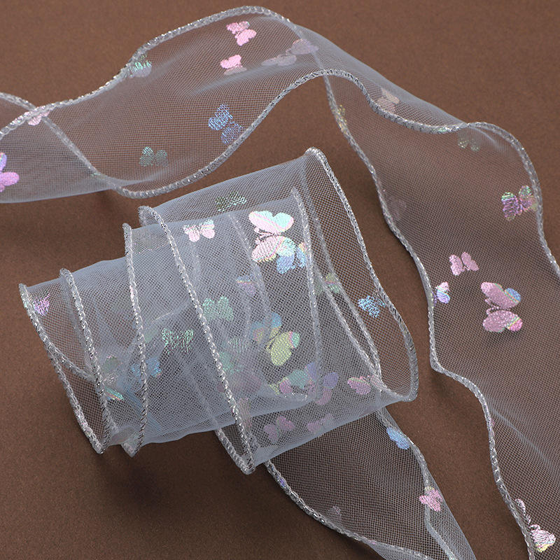 Sky blue butterfly symphony mesh shoelaces