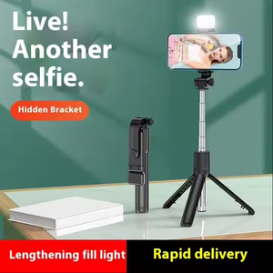 Nieuwe telefoonstandaard statief selfie stick statief live video camera telefoonhouder met afstandsbediening invullicht mini flexibel uittrekbaar - Product Image 6