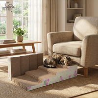 Vente en gros d'usine, griffoir pour chat en papier ondulé personnalisé de luxe, meubles pour animaux de compagnie respectueux de l'environnement