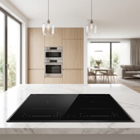 Kompor Induksi Ganda 2 Tungku 4000W Kontrol Mekanis Kebisingan Rendah Built-In Hemat Energi Kelas Rumah Tangga Harga Pabrik 2026