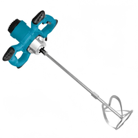 Mélangeur électrique RYNEX 900W portatif 6 vitesses pour peinture, mortier, ciment, plâtre, résine époxy, mastic pour cloisons sèches, boue, composé adhésif