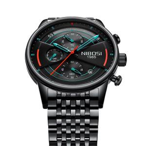 นาฬิกาข้อมือควอตซ์แนวสปอร์ตแฟชั่นเรียบง่ายหน้าปัดกระจกสแตนเลส20มม. - Product Image 4