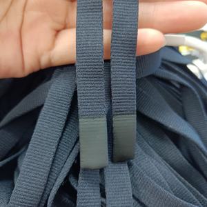 Custom Logo Text Eco-Friendly Silk Printed Flat Nylon Polyester Draw <b>Cord</b> String Drawstring for Pants and Garment Use - Product Image 5