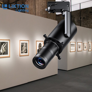 Proyector Cob moderno, luz de riel de aluminio, luces de riel LED moldeables con zoom para exposiciones de pintura de galería de arte de museo - Product Image 1