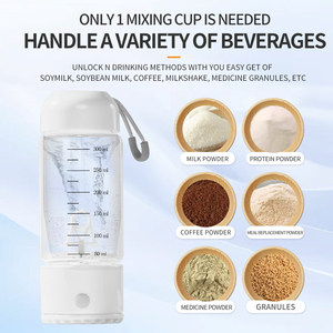 Taza eléctrica portátil autoagitadora con logotipo personalizado y tapa para oficina en casa o uso al aire libre para café té con leche - Product Image 4