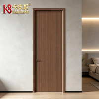 Portes intérieures modernes en bois composite sur mesure, isolation acoustique, construction durable, pour salle de bain, appartement, chambre, hôtel
