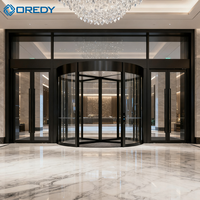 Puerta Giratoria Eléctrica de Vidrio con Acabado Moderno OREDY, con Tecnología de Levitación, Impermeable, para Uso Interior en Hoteles