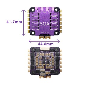 4in1 60A BLHeli32 ESC 3-6S Lipo Dshot1200 30×30mm ESC Built-in <b>5V</b> BEC for FPV Freestyle Drone Quadcopters - Product Image 2