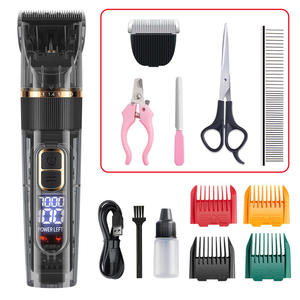 Tondeuse pour chiens CAY, kit de toilettage, matériau ABS, tondeuse à poils et à pattes, chargeur USB, sans fil, silencieuse, lime à ongles, rasoir pour chats et chiens - Product Image 4