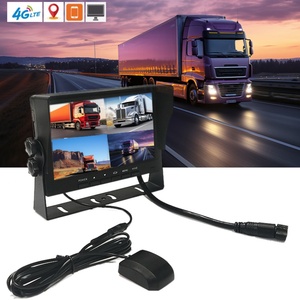 7 pouces 4 canaux moniteur à écran partagé caméra de recul enregistrement automatique DVR alarme BSD pour voitures remorques RVs résolution 1920*1080 - Product Image 2