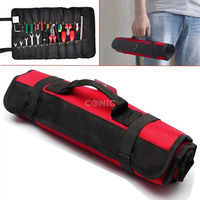 Sac à outils en rouleau grande clé Roll Up Portable 22 poches Kit pochette sac pour électriciens mécaniciens