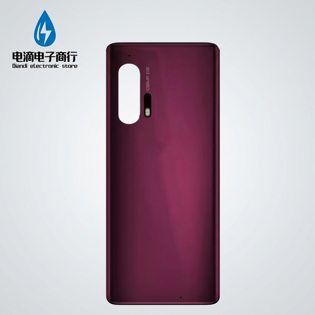 Diandi for Motorola Moto Edge Plus XT2061 Back Cover Glass Housing Door Panel Replacement Battery Case Repair Parts