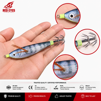 Échantillon Gratuit Nouveau Leurre Artificiel Rigide en Plastique Horizontal Luminescent pour Eau Salée, Type Jig pour Crevettes et Hameçon pour Calamar, en Boîte, Vente en Gros