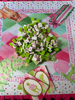 Nuevo Juego de Fichas de Mahjong Personalizadas MERRY-ISH, Fichas de Mahjong Americanas de Lujo, Entretenimiento de 4 Capas, Fichas de Mahjong Navideñas