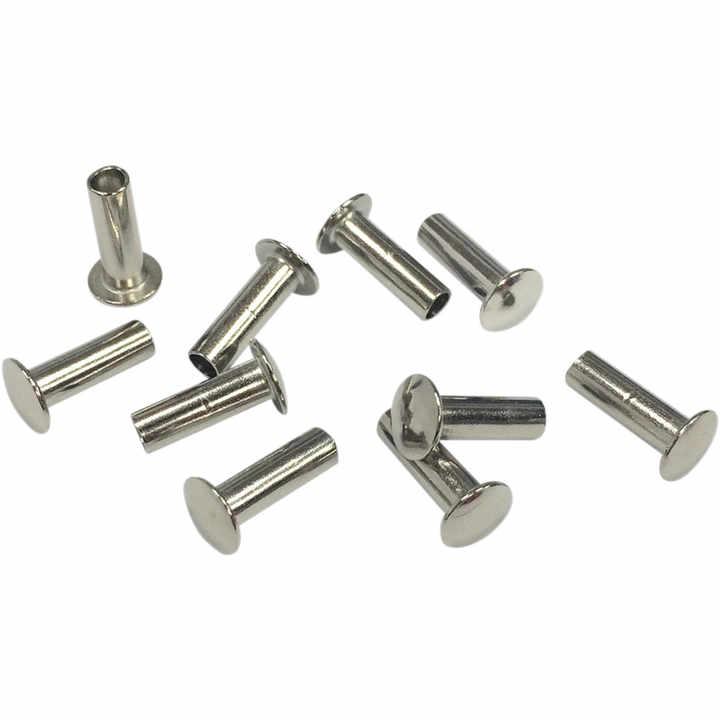 Customized Stainless Steel Flat Head Split Rivets Truss Nail Semi ...