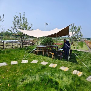 Almacén alemán Stock diseñador profesional beduino tienda de campaña impermeable marquesina sombra elástica para fiestas al aire libre - Product Image 5