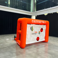 Jeu interactif de football gonflable commercial pour la vitesse, trampoline sportif gonflable en tissu Oxford pour jeux en extérieur