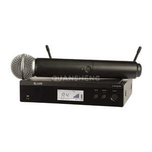 ระบบไมโครโฟนคาราโอเกะไร้สาย UHF แบบ XLR  น้ำหนักเบา ตัวไมค์โลหะ พร้อมระบบตัดเสียงรบกวน สำหรับการแสดงบนเวที รุ่น BLX4R S58 <span class=keywords><strong>PG58</strong></span> - Product Image 4