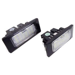 Lampe de plaque d'immatriculation LED pour VW Jetta Mk6 MK7 Golf 6 Passat B6 B7 <span class=keywords><strong>Caddy</strong></span> MK4 Tiguan Touran Touareg Sharan MK2 2PCS Blanc - Product Image 2