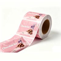 Emballage de barres chocolatées en bâtonnets, écologique, en matériau unique, emballage en film flexible automatique en PP, rouleau imprimé sur mesure