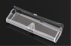 Transparent PVC Eyeglasses <b>Case</b> Lightweight Portable Reading <b>Glasses</b> Storage Box Clear Presbyopic Myopia <b>Glasses</b> <b>Case</b> - Product Image 2