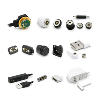 Conector de arnés de cables de alta resistencia al agua, montaje en PCB, 10A, cobre, eléctrico, 16A, magnético, SMT, atornillado, Pogo Pins, Base de carga
