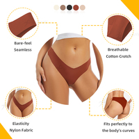 Green Envoy Sous-vêtements pour femme : Culottes brésiliennes, slips, strings, sans couture, découpe laser