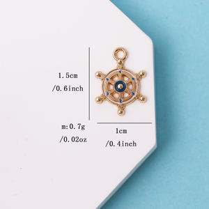 Accessori in Lega a Prezzo all'Ingrosso: Ancora, Salvagente, Vela, Cartoni Animati per Orecchini, Bracciali e Ciondoli Fai-da-Te - Product Image 5