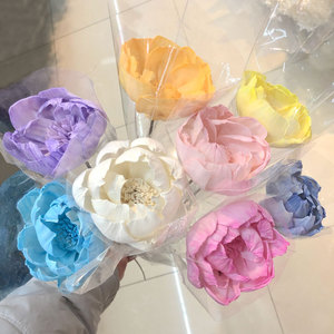 Fiori <span class=keywords><strong>di</strong></span> Peonia in <span class=keywords><strong>Legno</strong></span> Sola Artigianali all'Ingrosso, Fiori Artificiali in <span class=keywords><strong>Legno</strong></span> Sola per Decorazioni Casa e Matrimonio - Product Image 2