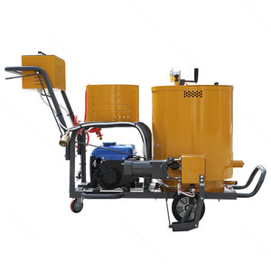 Macchina per Sigillatura Crepe Asfalto 60L a Spinta Manuale, Attrezzatura Portatile per Riempimento Crepe Stradali per Piccole Costruzioni di Pavimentazioni - Product Image 5