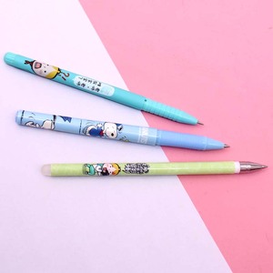 Offres de rentrée scolaire : Stylo gel effaçable personnalisé avec effaceurs mignons <span class=keywords><strong>Kawaii</strong></span>, stylos roller 0,7 mm - Product Image 5