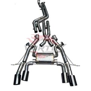 Sistema de Escape Catback Vortex SS304 de Longitud Igual para BMW G87 M2 S58 2023-2025, Silenciador de Alto Rendimiento Valvetronic con Puntas Cuádruples de Carbono - Product Image 4