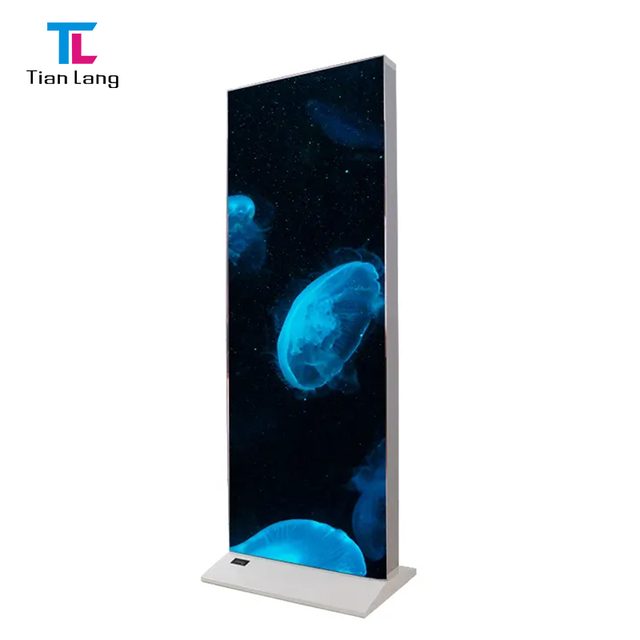 Luminous Stand Movable Led Rechargeable Vertical Frameless Uv Soft Film Fabric Light Box Battery Power Billboard Display