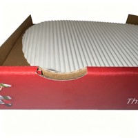 Boîte à pizza en carton ondulé biodégradable et écologique, résistante, jetable, avec logo personnalisable en feuille d'or, taille adaptable pour l'emballage alimentaire