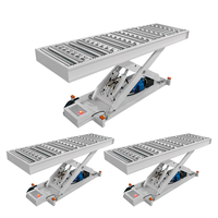 Panneau de table élévatrice hydraulique haute capacité traitement ciseaux électriques robustes avec rouleaux pour pompe à billes électrique en bois 1.5T