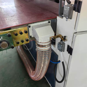 Lijadora de velocidad de transporte de 6-14 m/min, lijadora de puerta de armario de piso de madera con vacío, 2-3-1/2/2 - Product Image 2