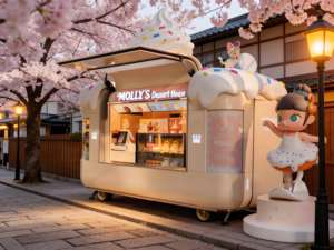 Camion-remorque alimentaire mobile avec structure en aluminium pour utilisation en extérieur et pour la promotion de l'alphabétisation communautaire - Product Image 1