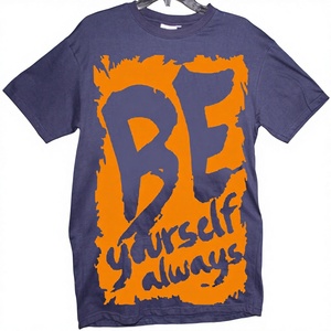 เสื้อยืดแขนสั้นผู้ชายผ้าฝ้ายถักพิมพ์ลาย แฟชั่นชุดกีฬา ราคาโรงงานขายส่ง รับผลิตแบบ OEM/ODM บน Alibaba - Product Image 1