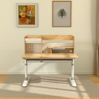 Ensemble économique de chaises de bureau réglables en hauteur, bibliothèque ergonomique moderne en bois, table pliable pour la maison et l'école des enfants