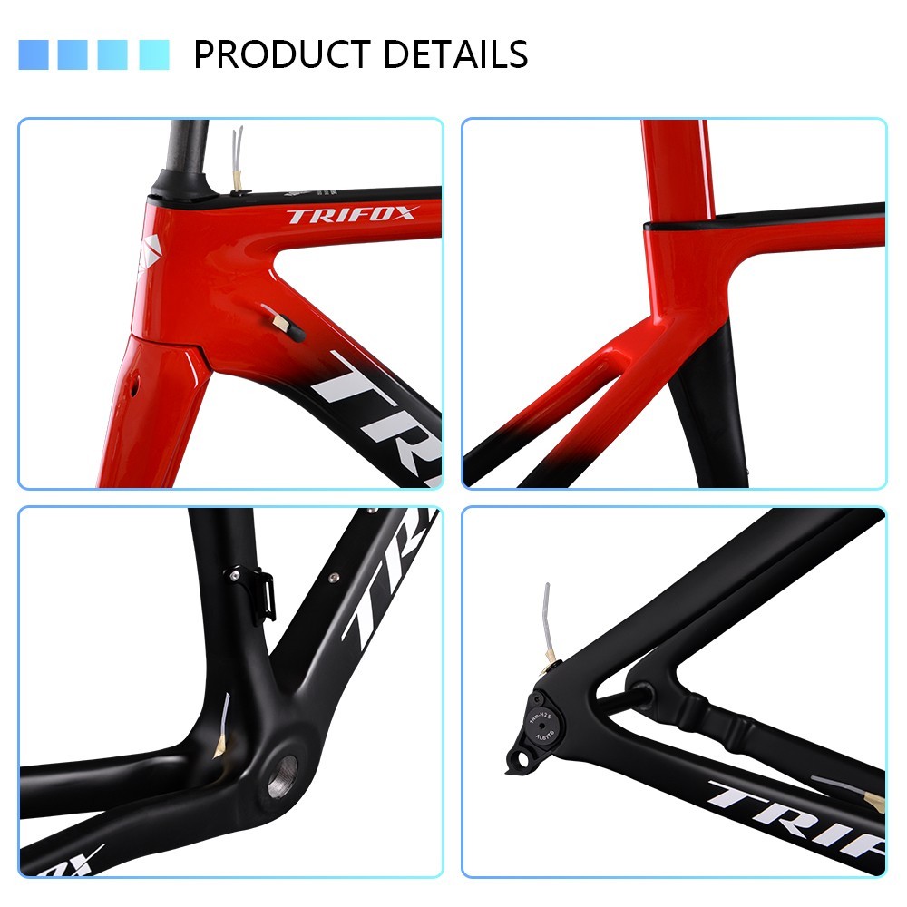 TRIFOX X8 Chinese Factory AERO Road Bike Frame T800 Full Carbon