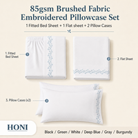 HONI Drap de lit anti-plis de style moderne à prix abordable pour usage domestique