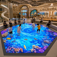 Dalles LED interactives d'intérieur JYLED P3.91 / Écran LED au sol pour affichage numérique pour mariages/discothèques/jeux pour enfants