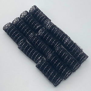 Vente en gros d'usine, rouleaux à cheveux moyens, épingles, rouleaux à cheveux en maille, poils en plastique, 2,5 x 0,98 pouces, flexibles, résistants aux basses températures - Product Image 3