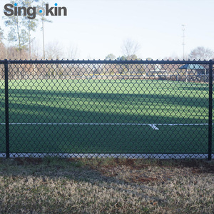 8 Máy đo Chuỗi liên kết hàng rào cho cuộn 50x50 mét kim cương dây lưới đen PVC tráng hàng rào <span class=keywords><strong>Net</strong></span> cho ranh giới tường chi phí - Product Image 2