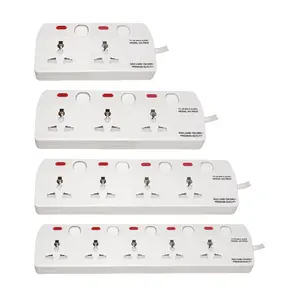 New Trend Golden Manufacturer With Individual Switch 2 3 4 5 6 Way Universal Power Strip